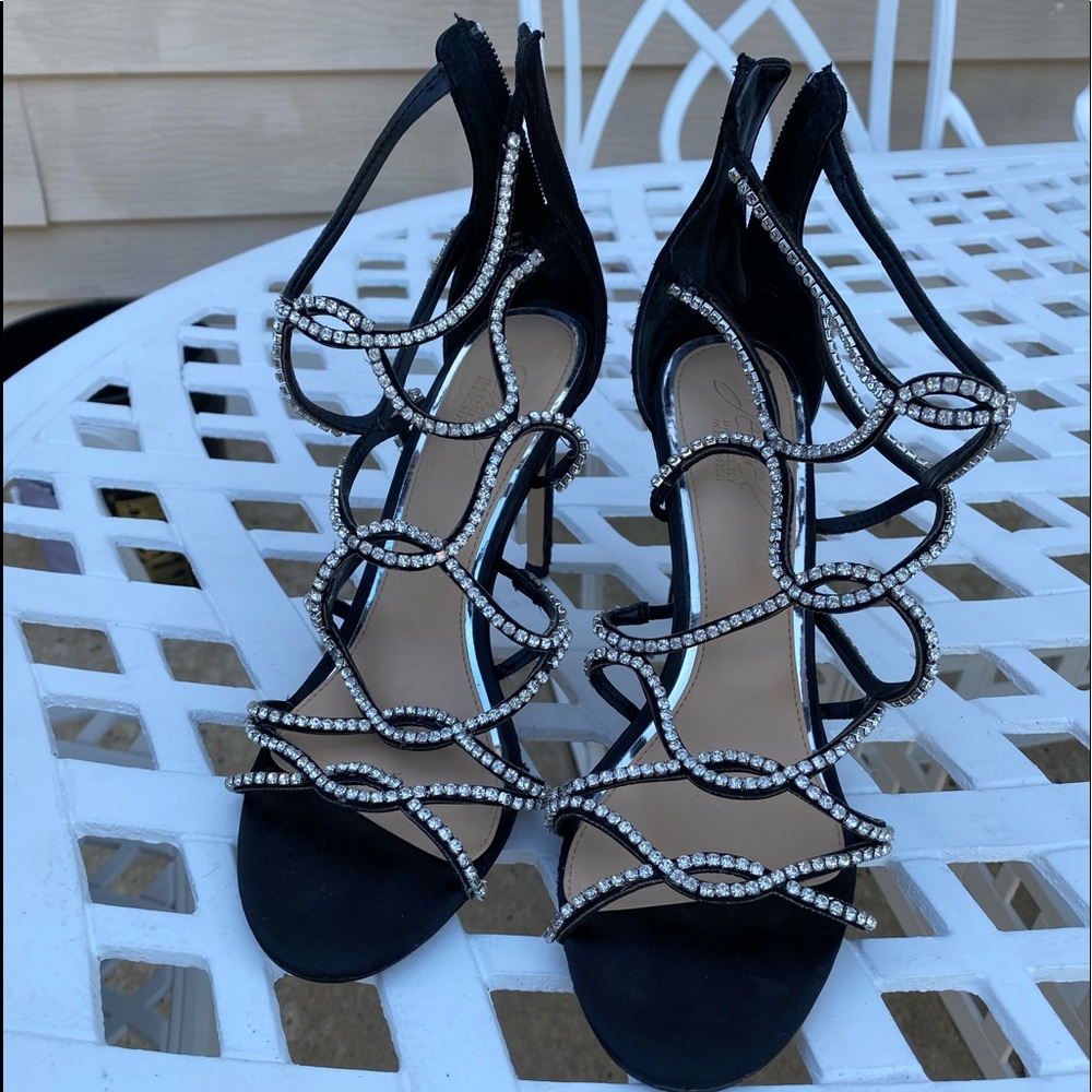 Silver Sparkle Dress Shoes